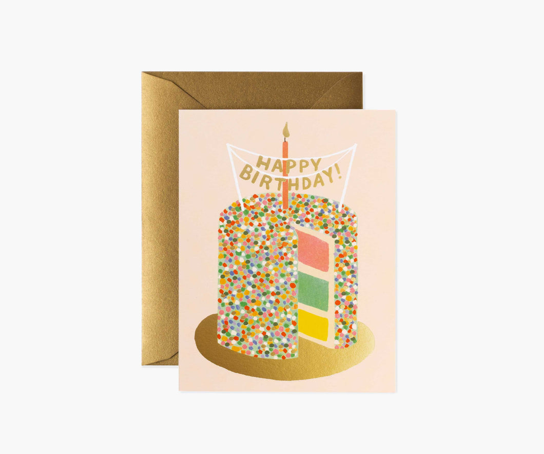 Rifle Paper Birthday Card -Layer Cake