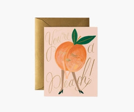 Rifle Paper Everyday Card -You're a Peach