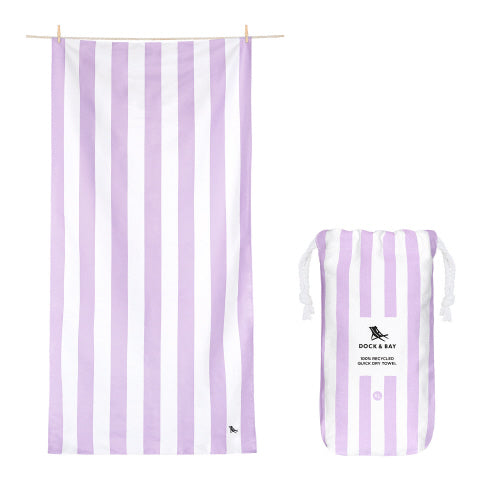 Quick Dry Towel -XL Cabana -Lombok (Lilac)