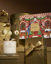 Load image into Gallery viewer, Glasshouse 13.4 oz. Christmas 26 Candle w/ Spinning Carousel Gift Set
