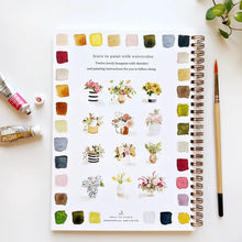 Load image into Gallery viewer, Watercolor Workbook Set -Bouquets
