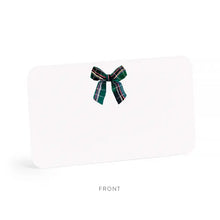 Load image into Gallery viewer, E Frances Little Notes -Plaid Bow
