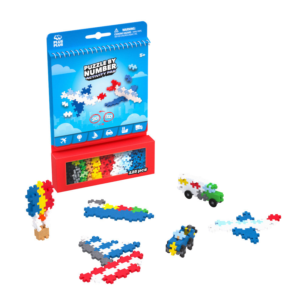 Plus Plus Activity Pad -Transportation