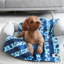 Load image into Gallery viewer, Dog &amp; Bay Quick Dry Towel -Bark Blue
