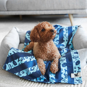Dog & Bay Quick Dry Towel -Bark Blue