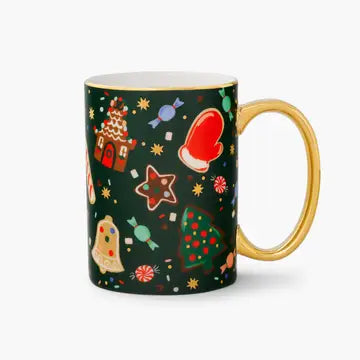 Rifle Paper Holiday Porcelain Mug -Christmas Cookies