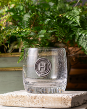 Load image into Gallery viewer, Southern Jubilee BOLD Initial Medallion Double Old Fashion Glass
