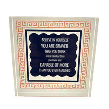 Load image into Gallery viewer, Acrylic Desk Weight -Believe
