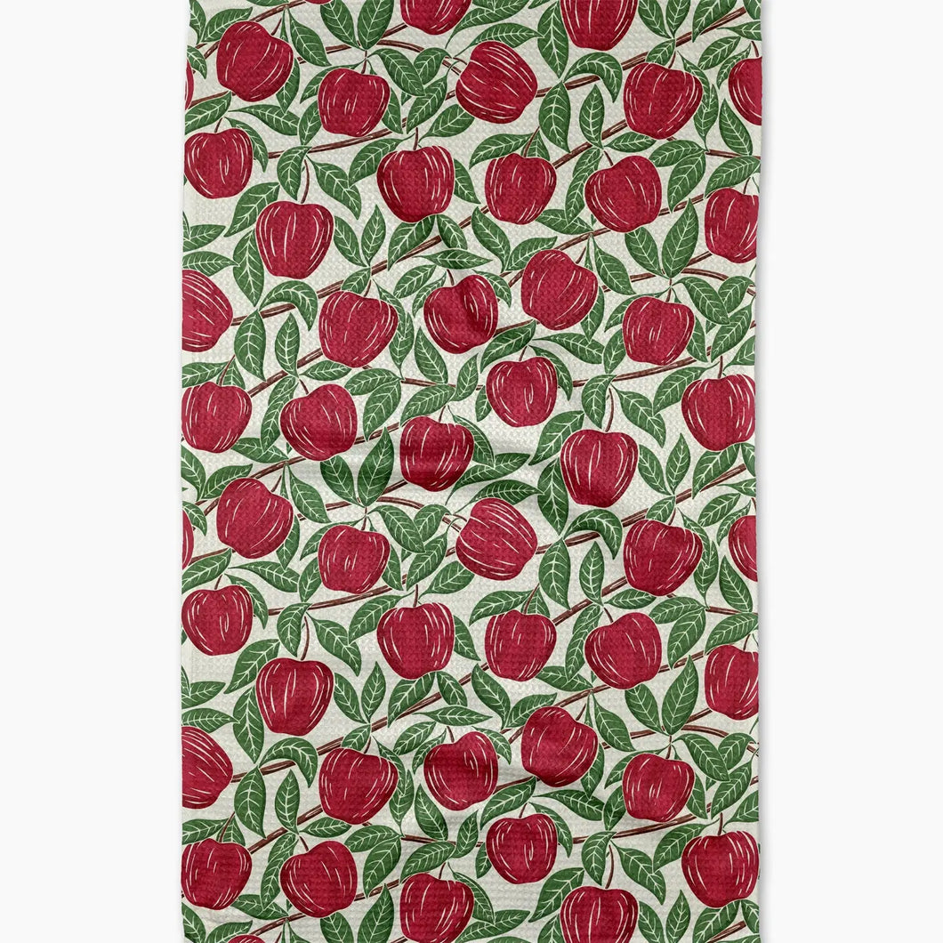 Geometry In the Apple Tree Tea Towel