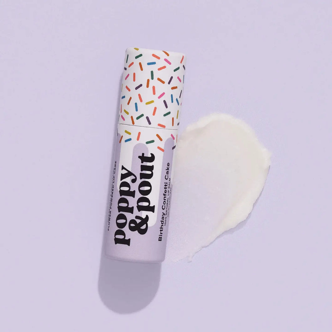 Birthday Confetti Cake Purple Lip Balm