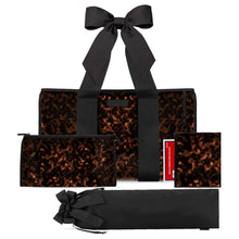 Load image into Gallery viewer, Mahjong Jelly Tote Set -Tortoiseshell Bow
