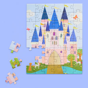 WerkShoppe Pink Royal Castle Puzzle Snax -48 pieces