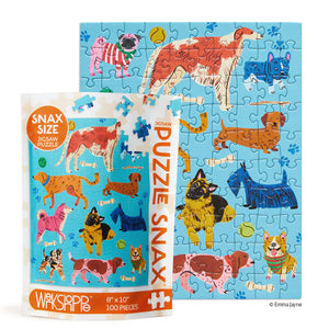 WerkShoppe Pooches Playtime Puzzle Snax -100 pieces