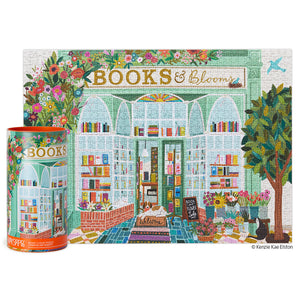 WerkShoppe Books & Blooms Puzzle -1000 pieces