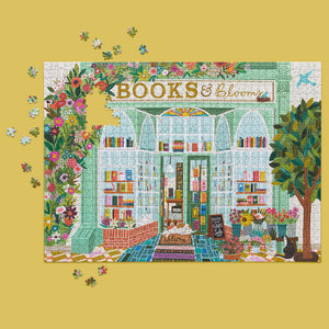 WerkShoppe Books & Blooms Puzzle -1000 pieces