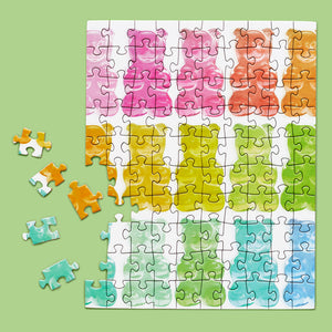 WerkShoppe Gummy Bears Puzzle Snax -100 pieces