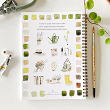 Load image into Gallery viewer, Watercolor Workbook Set -Garden
