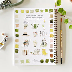 Watercolor Workbook Set -Garden