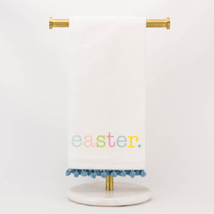 Easter Pom Pom Hand Towel