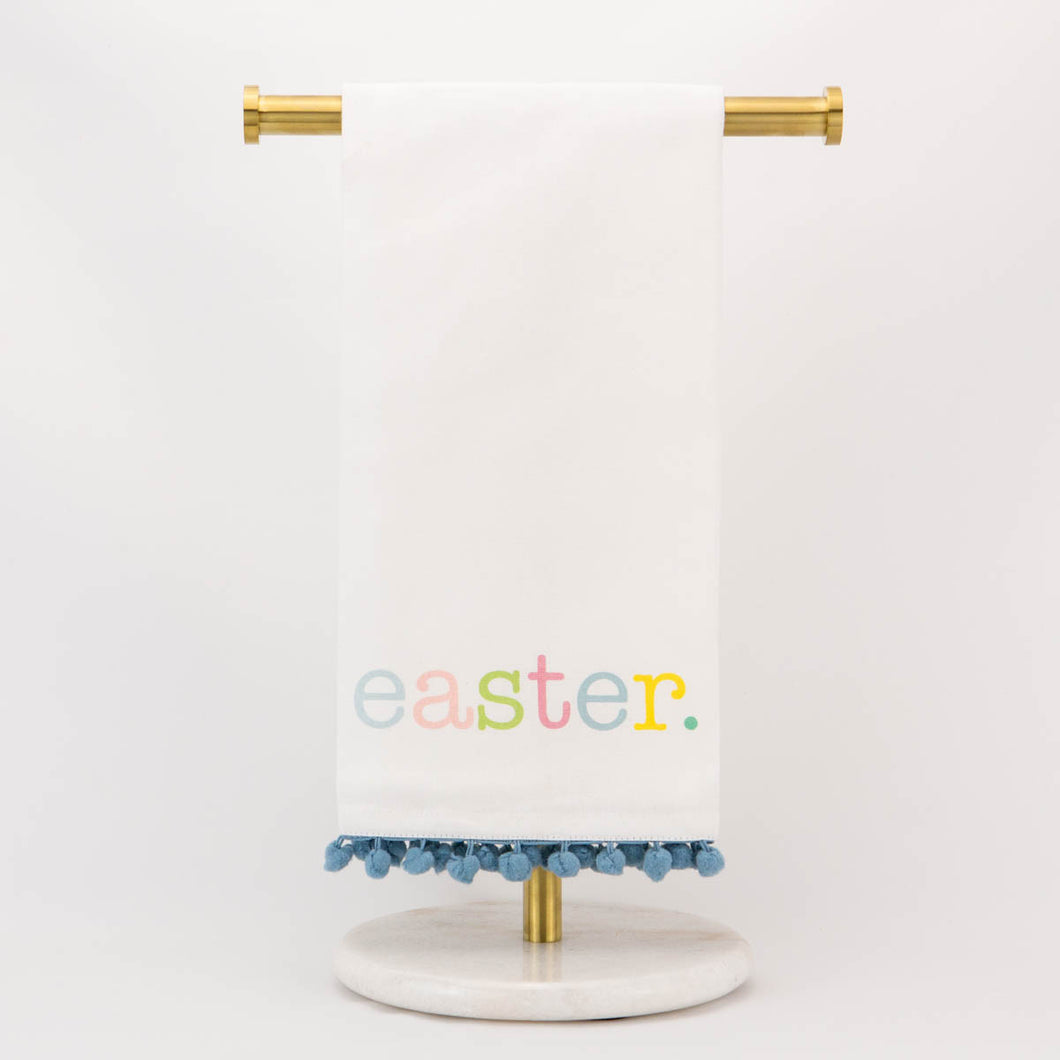 Easter Pom Pom Hand Towel
