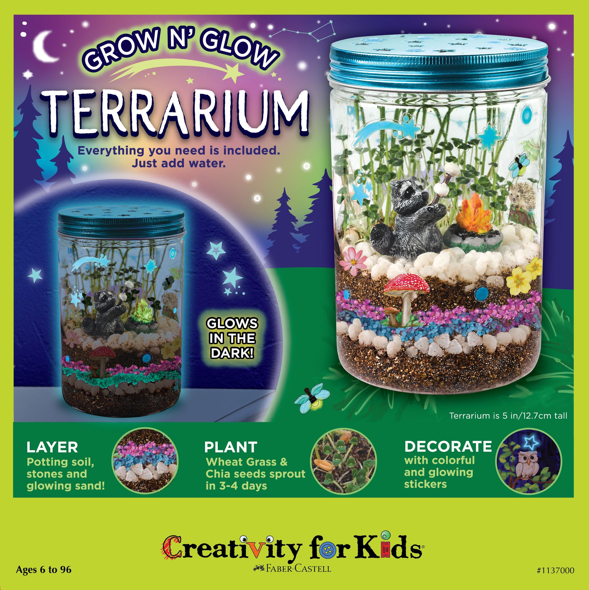 terrarium plant seeds Grow N' Glow Terrarium – Mint Juleps Shop