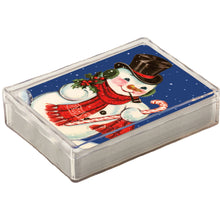 Load image into Gallery viewer, Retro Snowman Playing Cards
