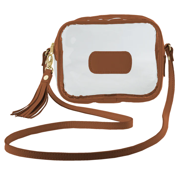 Jon Hart Clear Lola Crossbody -Bridle