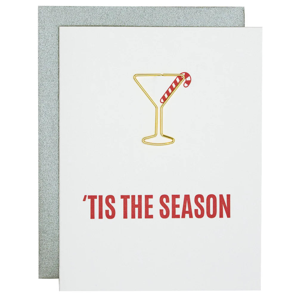 Paper Clip Christmas Card -Tis the Season