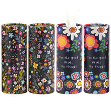 Load image into Gallery viewer, Tissue Box Set -Dark Floral

