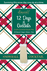 Christmas Cocktails Snowball Slush Mix