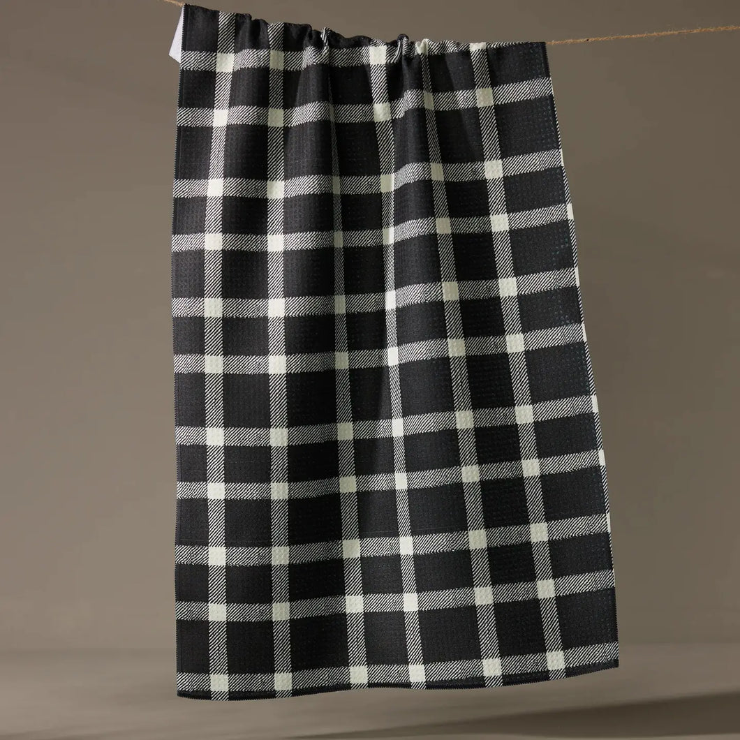 Geometry Wicklow Black Tea Towel