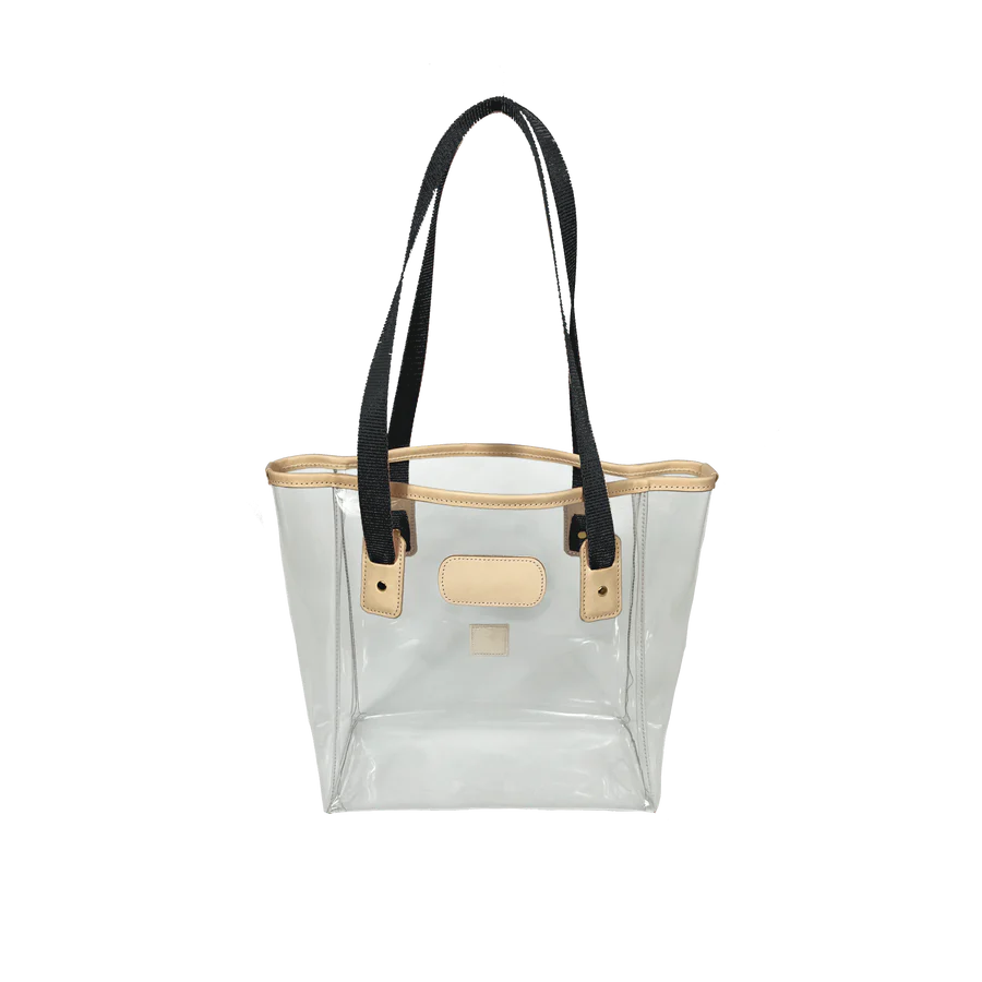 Jon Hart Clear Tour Tote -Black Webbing