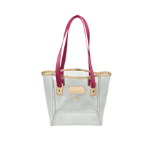 Load image into Gallery viewer, Jon Hart Clear Tour Tote -Berry Webbing
