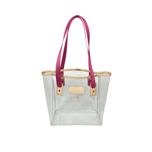 Jon Hart Clear Tour Tote -Berry Webbing