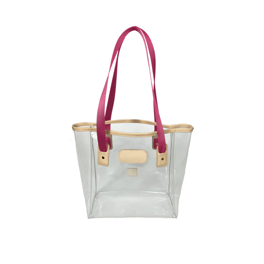 Jon Hart Clear Tour Tote -Berry Webbing