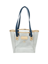 Load image into Gallery viewer, Jon Hart Clear Tour Tote -Navy Webbing
