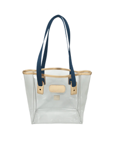 Jon Hart Clear Tour Tote -Navy Webbing