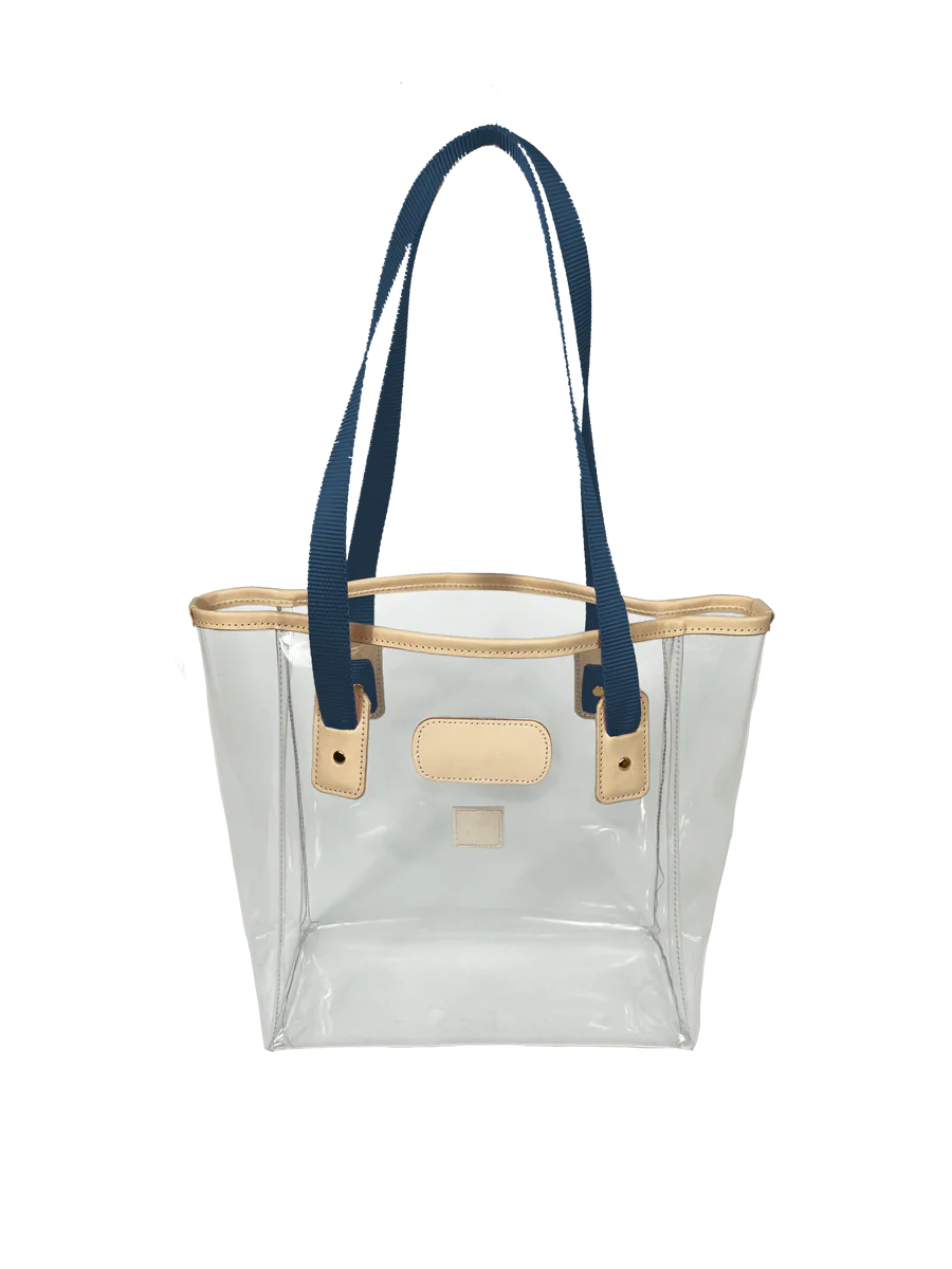 Jon Hart Clear Tour Tote -Navy Webbing