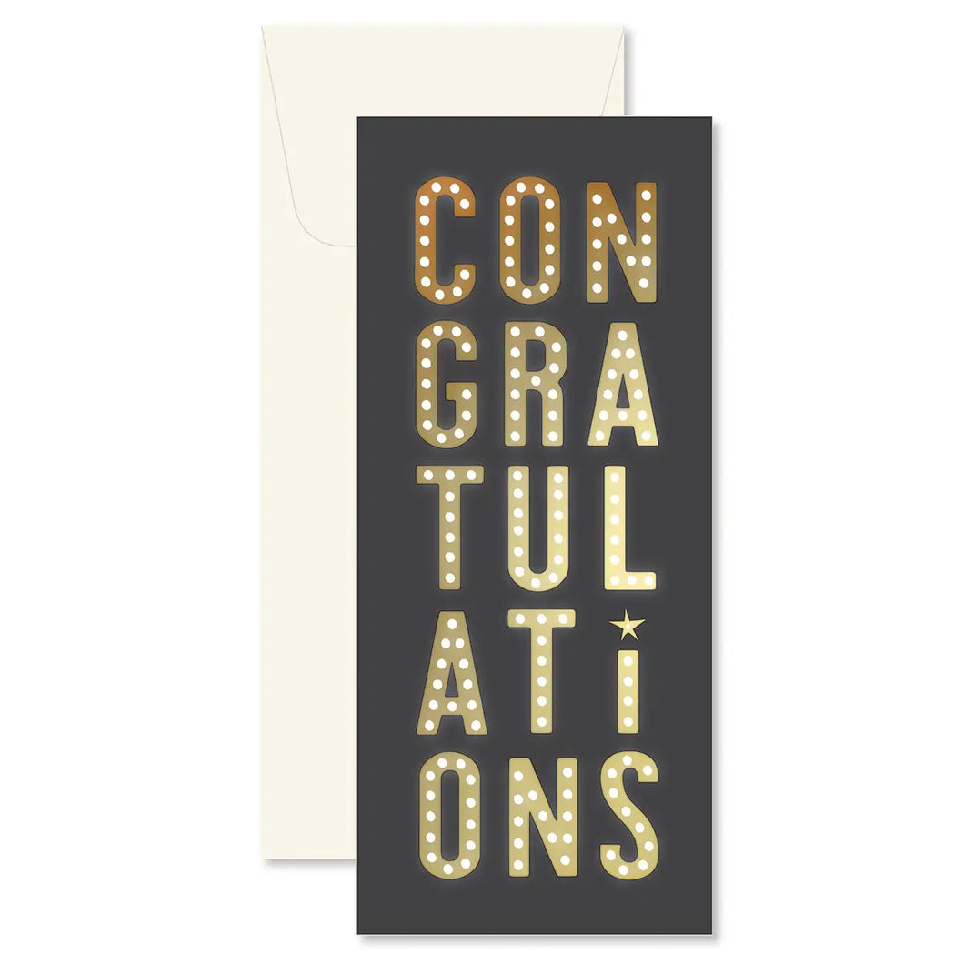 GP Graduation Card -Congrats Marquee