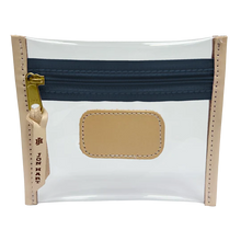 Load image into Gallery viewer, Jon Hart Clear Pocket Pouch -Navy
