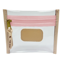 Load image into Gallery viewer, Jon Hart Clear Pocket Pouch -Rose
