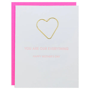 Paperclip Mother's Day Card -Everything