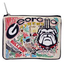 Load image into Gallery viewer, Collegiate Zip Pouch -UGA
