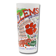 Load image into Gallery viewer, Collegiate Drinking Glass -Clemson
