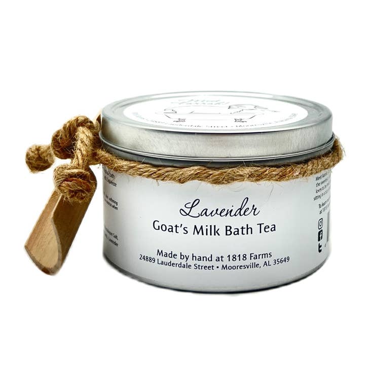 1818 Farms Lavender Goats Milk Bath Tea -Tin