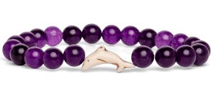 fahlo Dolphin Odyssey Bracelet -Echo Purple