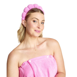 Shower Wrap & Headband Set