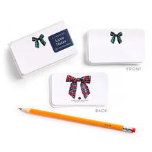 Load image into Gallery viewer, E Frances Little Notes -Plaid Bow
