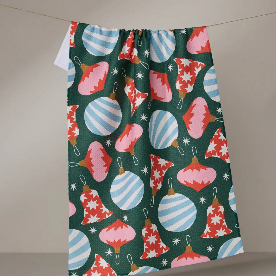 Geometry Ornaments Tea Towel