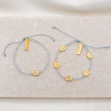 Load image into Gallery viewer, Mother + Daughter Blessing -Crystal/Gold
